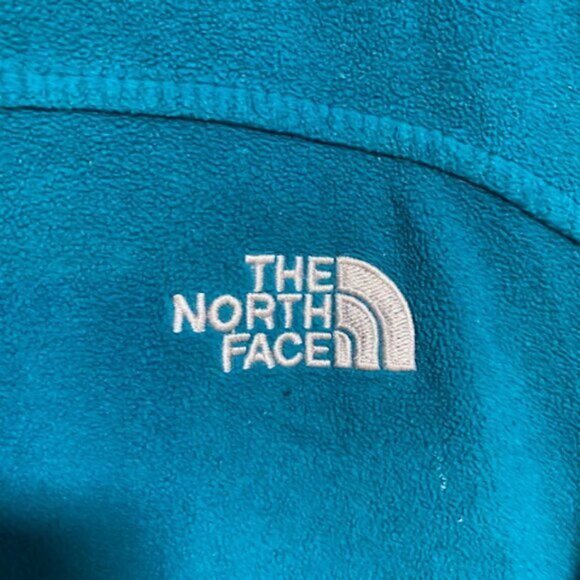 The North Face Women's Teal Fleece Full-Zip Jacket Size Medium - Picture 4 of 13